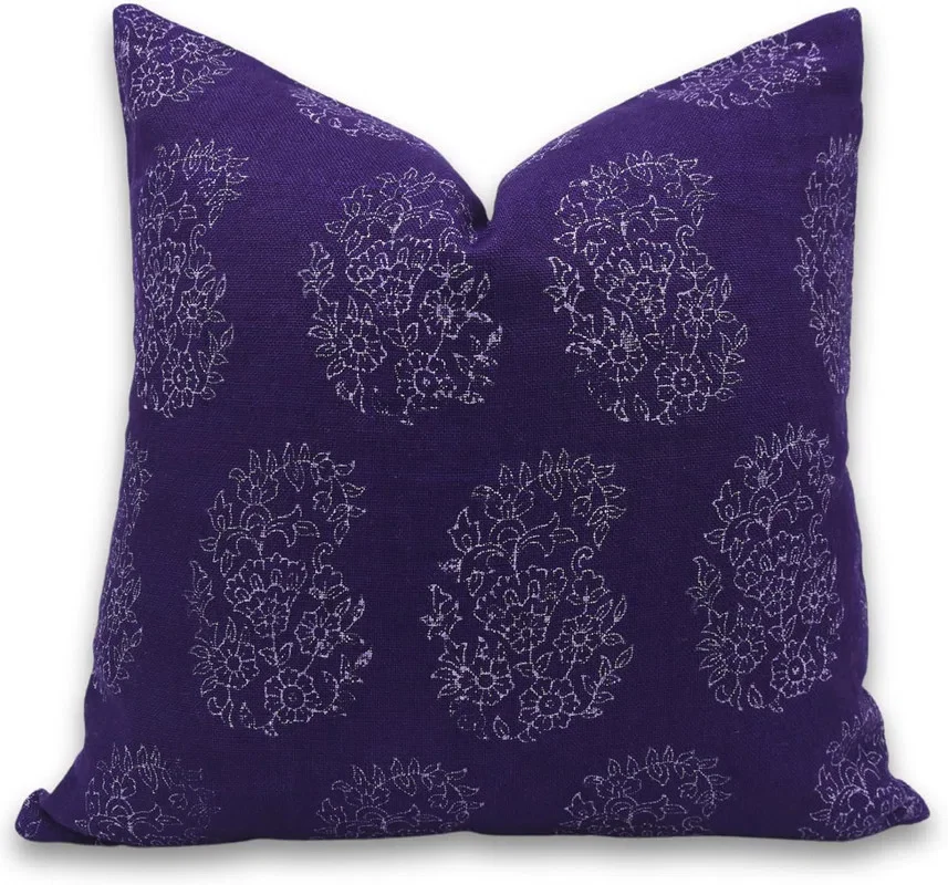 Linen Lumbar Indoor/Outdoor Pillow Cover