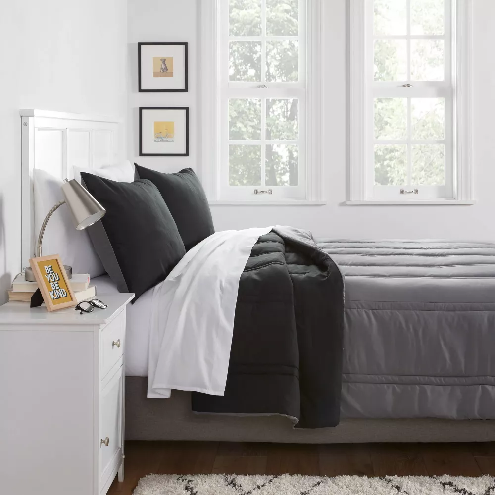 Lofty Microfiber Comforter - Twin/Twin Extra Long - Image 3