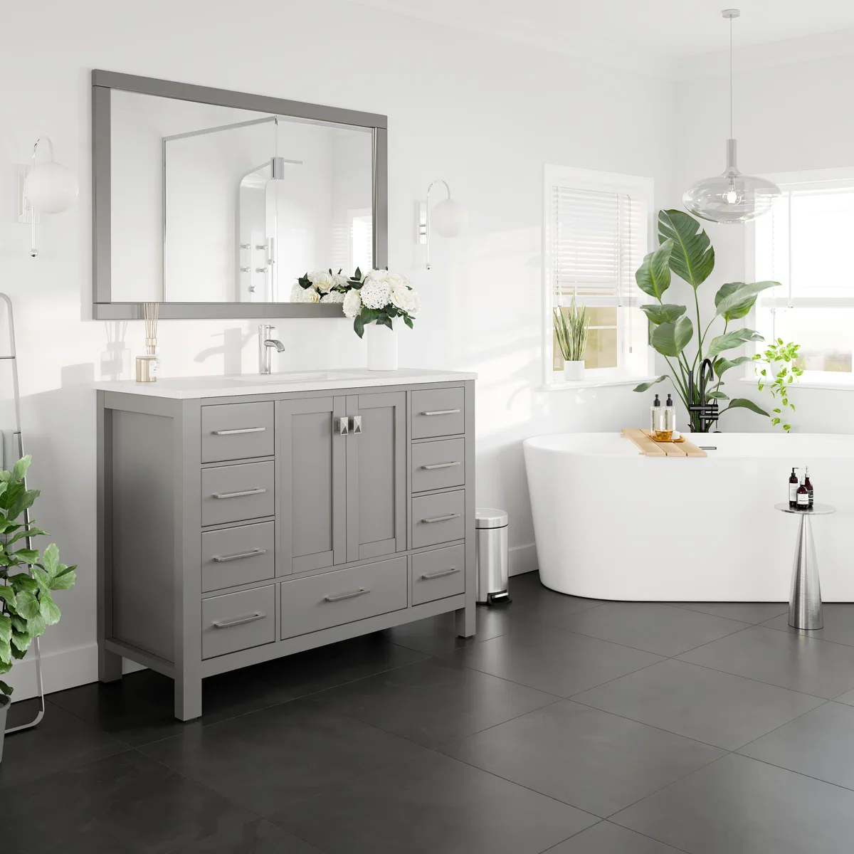 London Single Bathroom Vanity Set 2-BOXES - Image 4