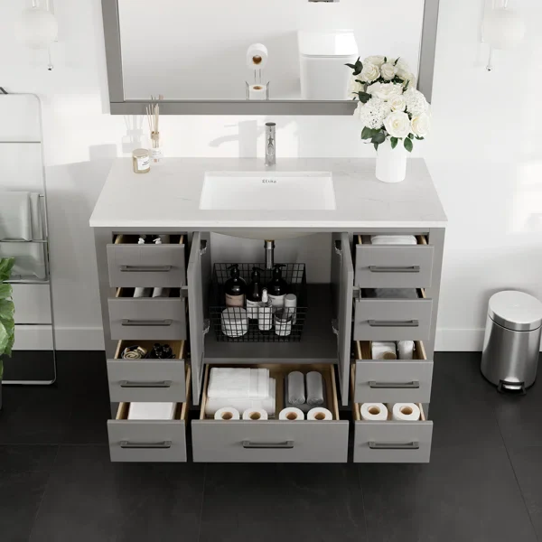 London Single Bathroom Vanity Set 2-BOXES - Image 5