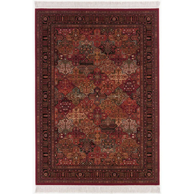 Loomed Wool Antique Red Rectangular Indoor Tribal Persian 2 x 4 (ft),