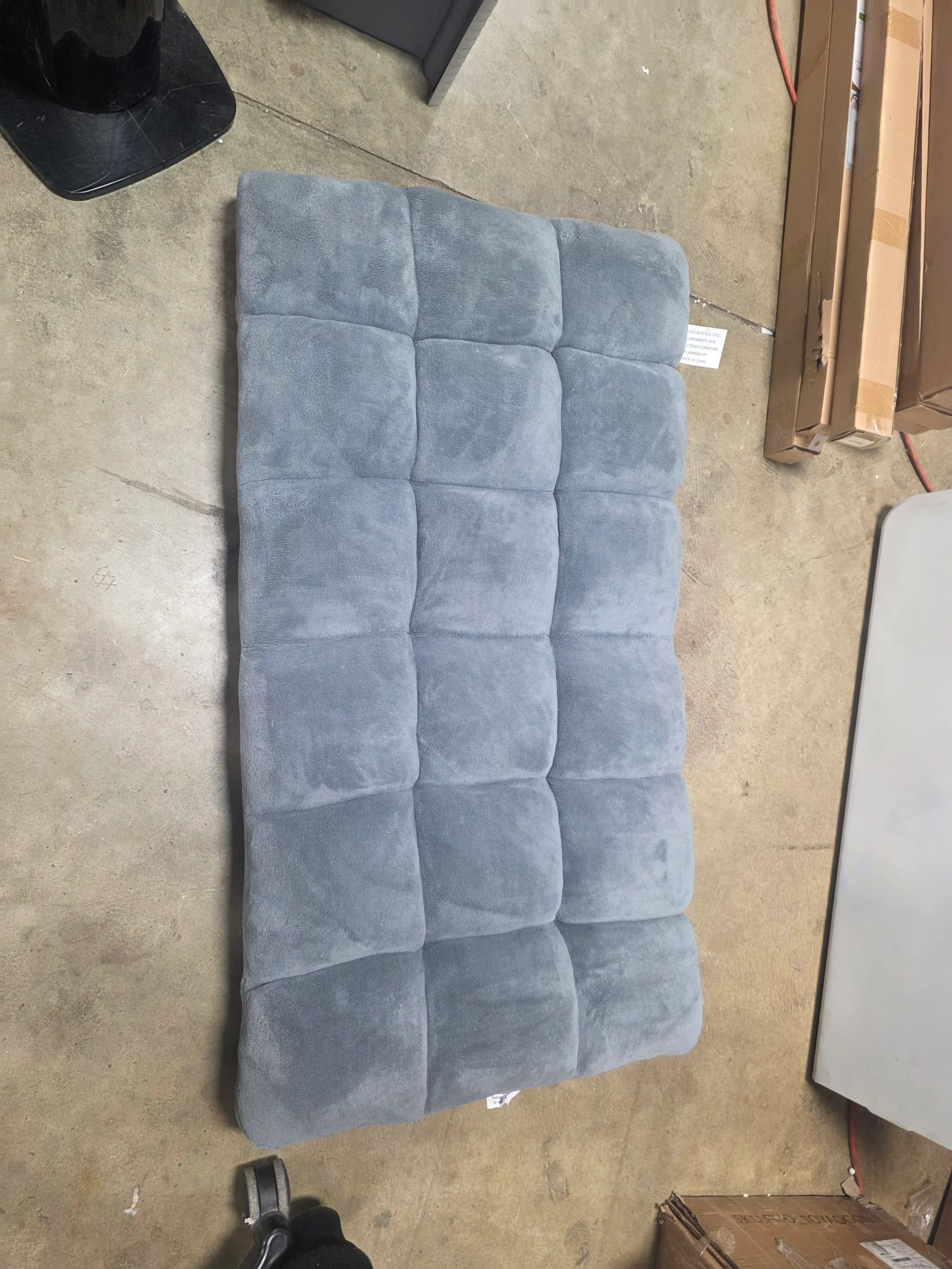 Floor Chair with Back Support, (Grey) - Image 6