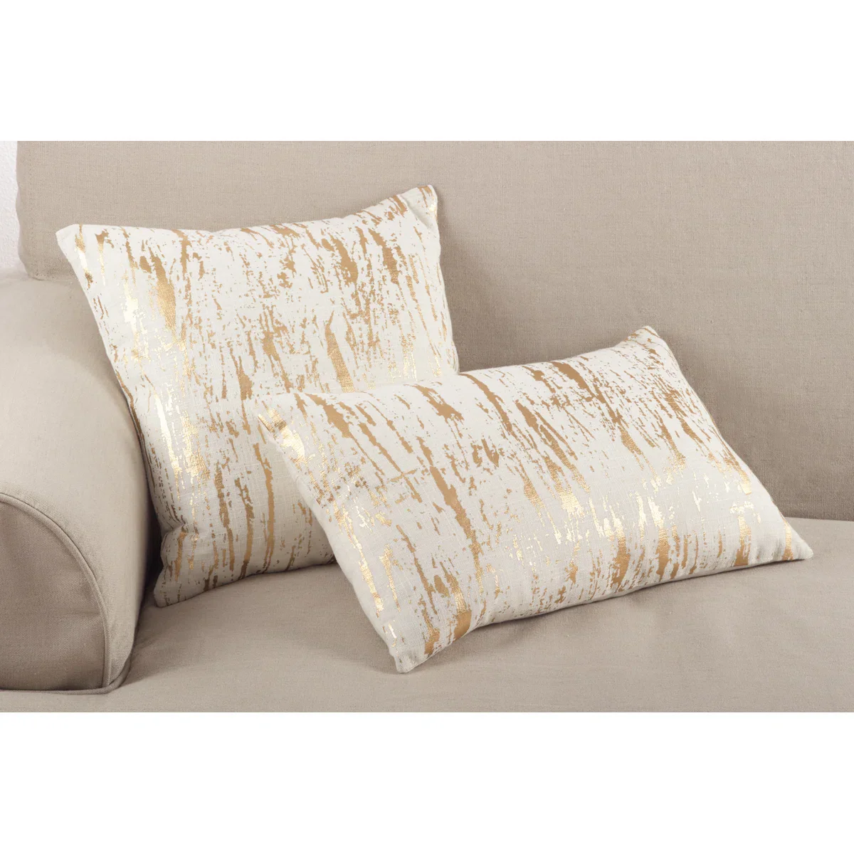 Loretta Abstract Square Cotton Pillow Cover Set of 2 - Image 3