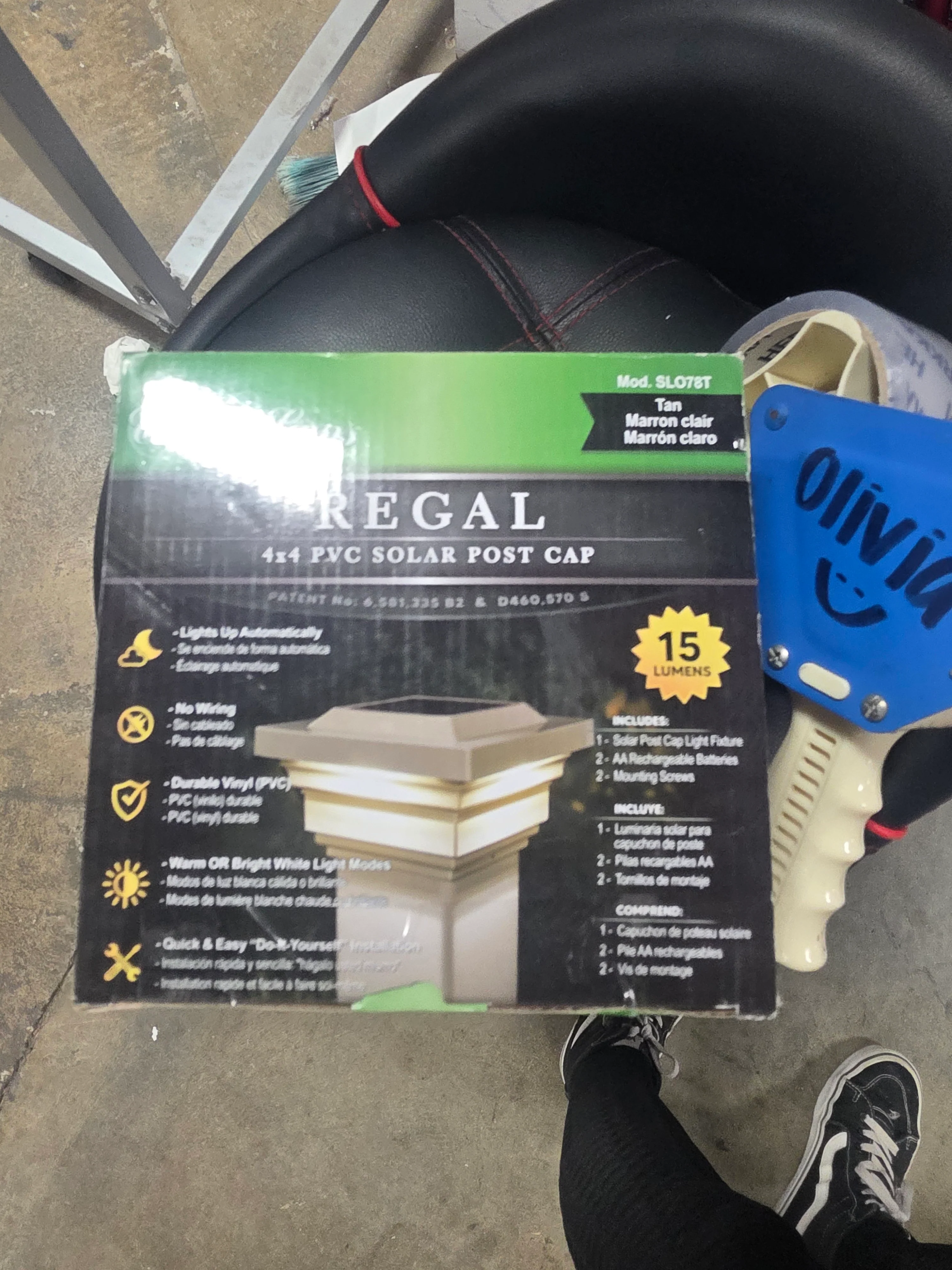 Low Voltage Solar Powered Integrated LED Fence Post Cap Light - Image 6