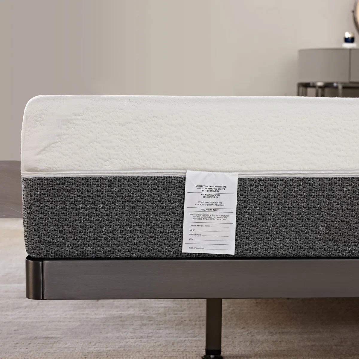 Pocket Spring Memory Foam Hybrid Mattress - Queen - Image 4