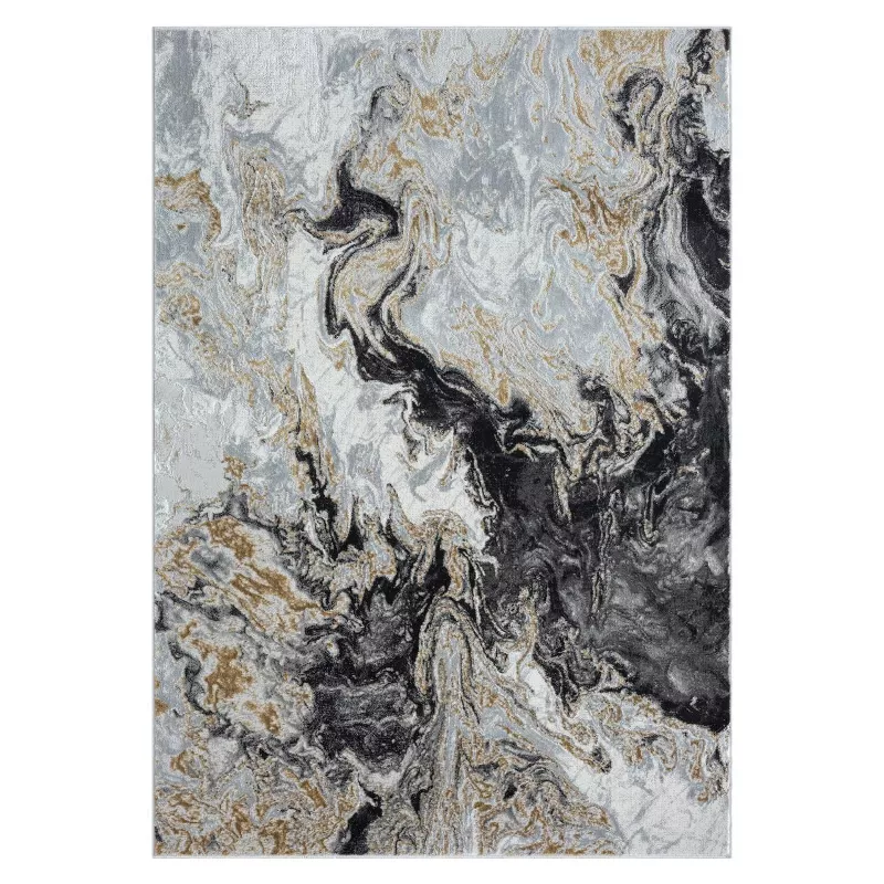 Luxe Weavers - 8x10 Marble Swirl Abstract Indoor Area Rug SHOWROOM ITEM