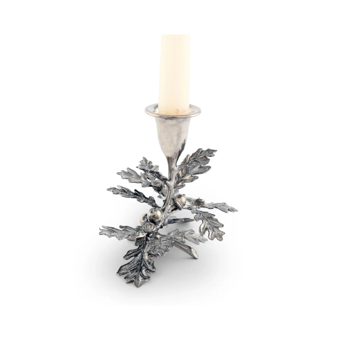 Majestic Forest Pewter Tabletop Candlestick - Image 4
