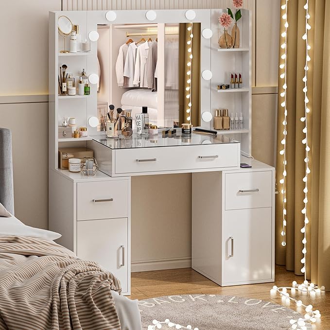 Makeup Vanity Desk with Lights