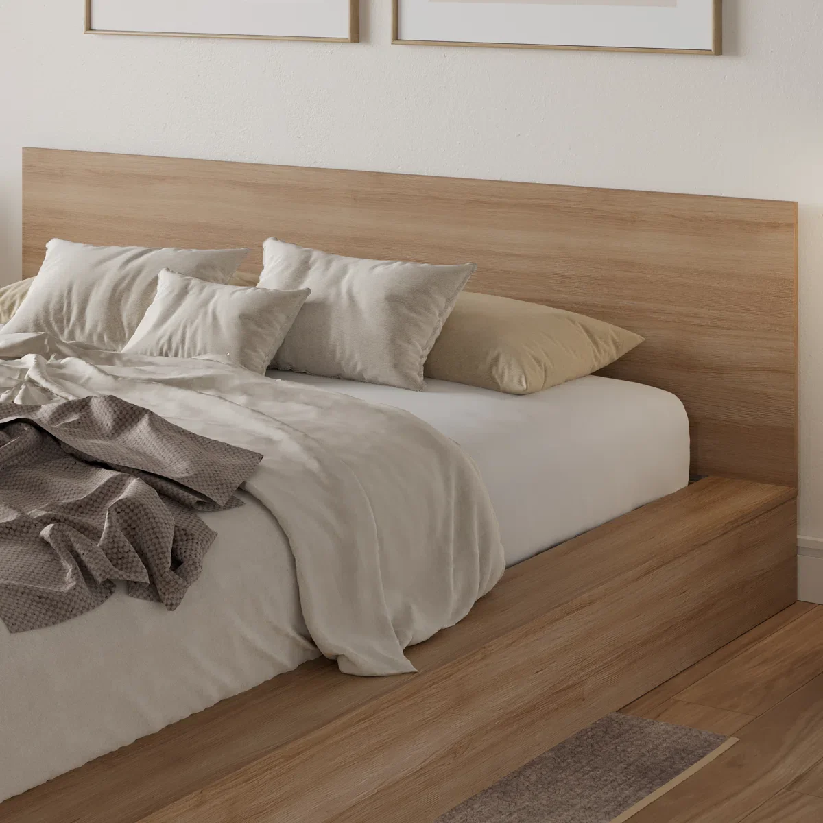 Makoa Low Platform Bed Set, Queen - Image 2