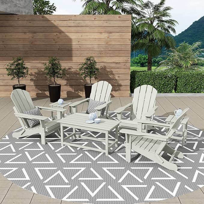 Malibu Adirondack Outdoor Coffee Table, - Image 4