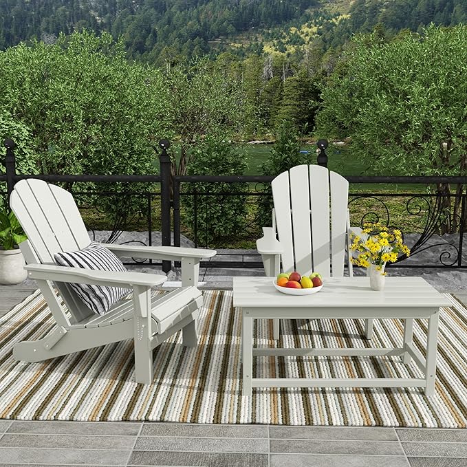 Malibu Adirondack Outdoor Coffee Table, - Image 6