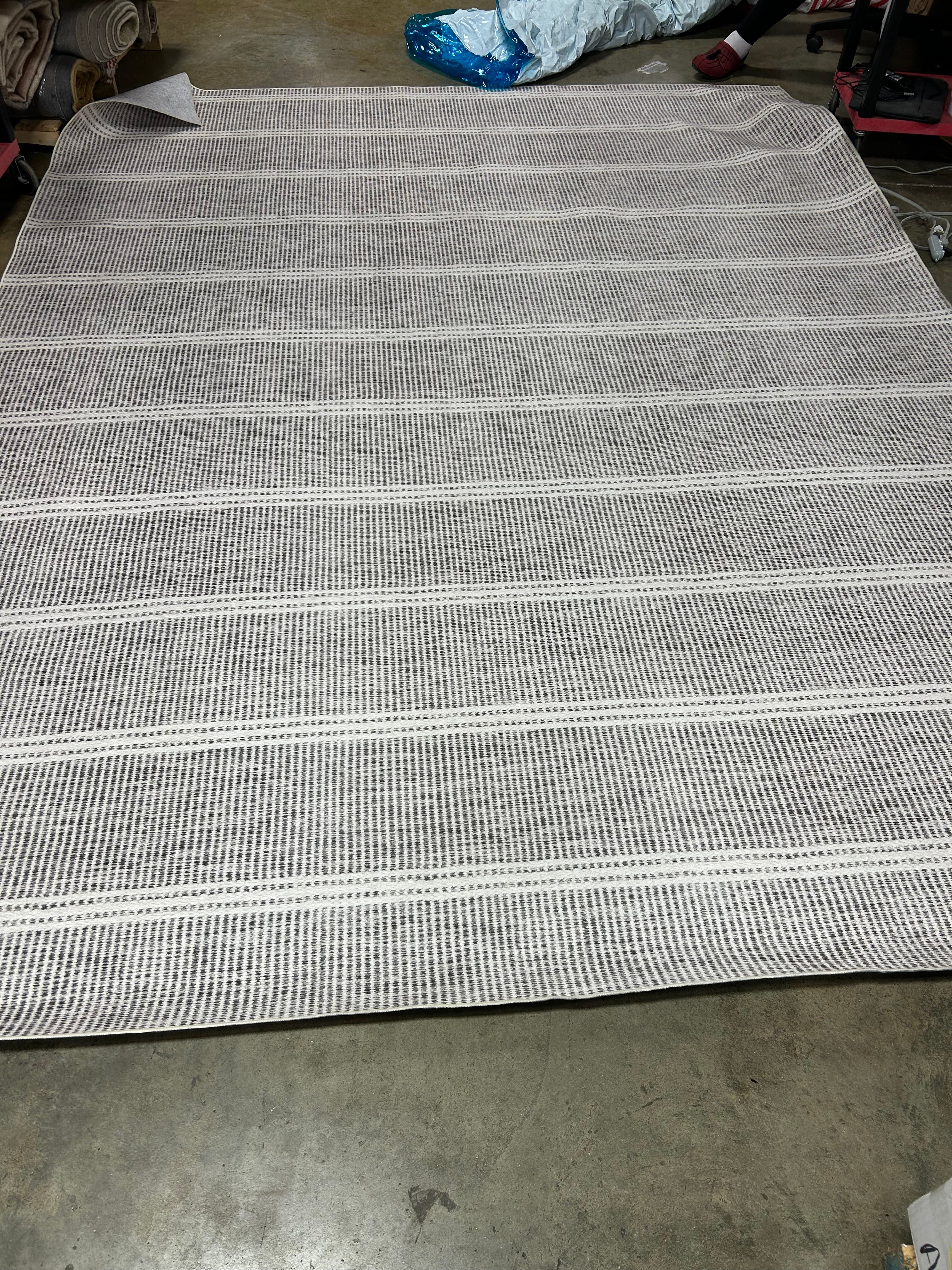 Malta Machine Washable Rug, 8' 6" x 11' 6", Grey - Image 6