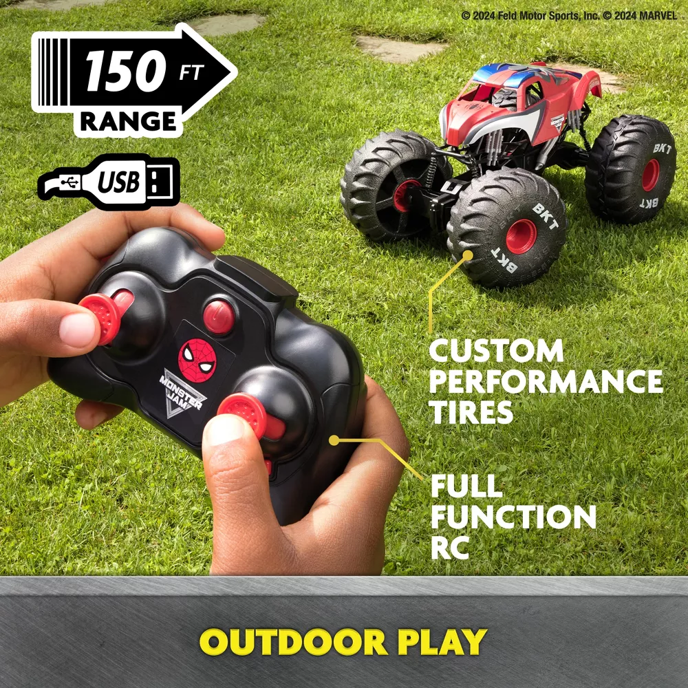 Marvel Mega Spider-Man RC Monster Truck - Image 3