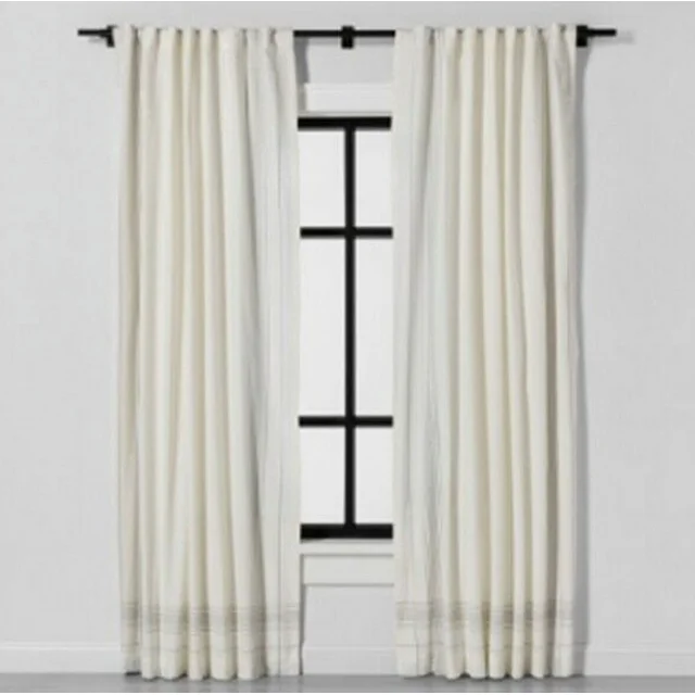 Matte Black Adjustable Curtain Rod - Image 4
