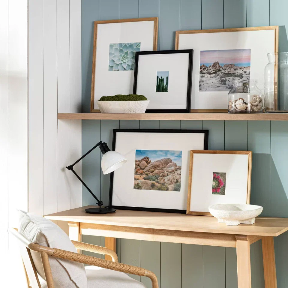 Matted to Gallery Frame Art Black - Image 3