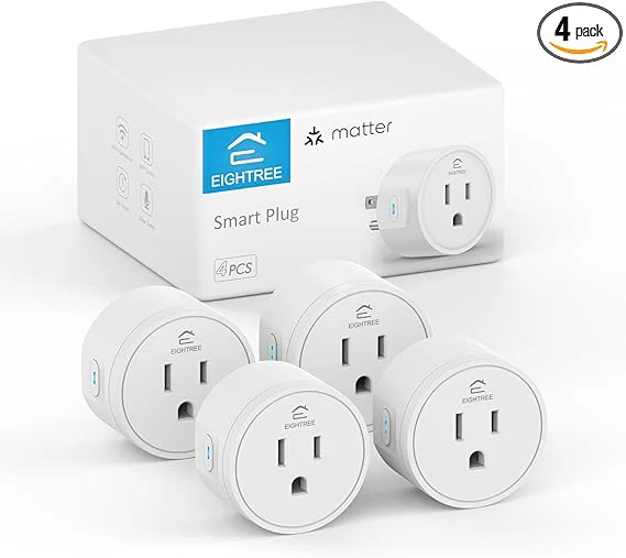 Matter Smart Plug That Work with Alexa, Siri & Google Home