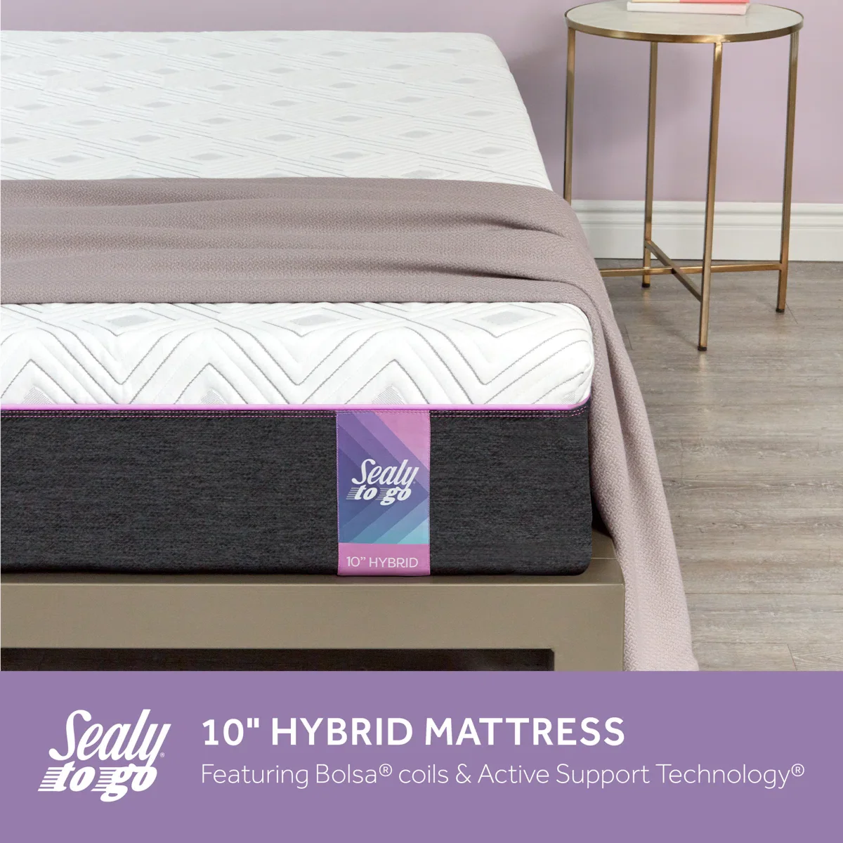Medium Hybrid Mattress in a Box Twin - Image 3