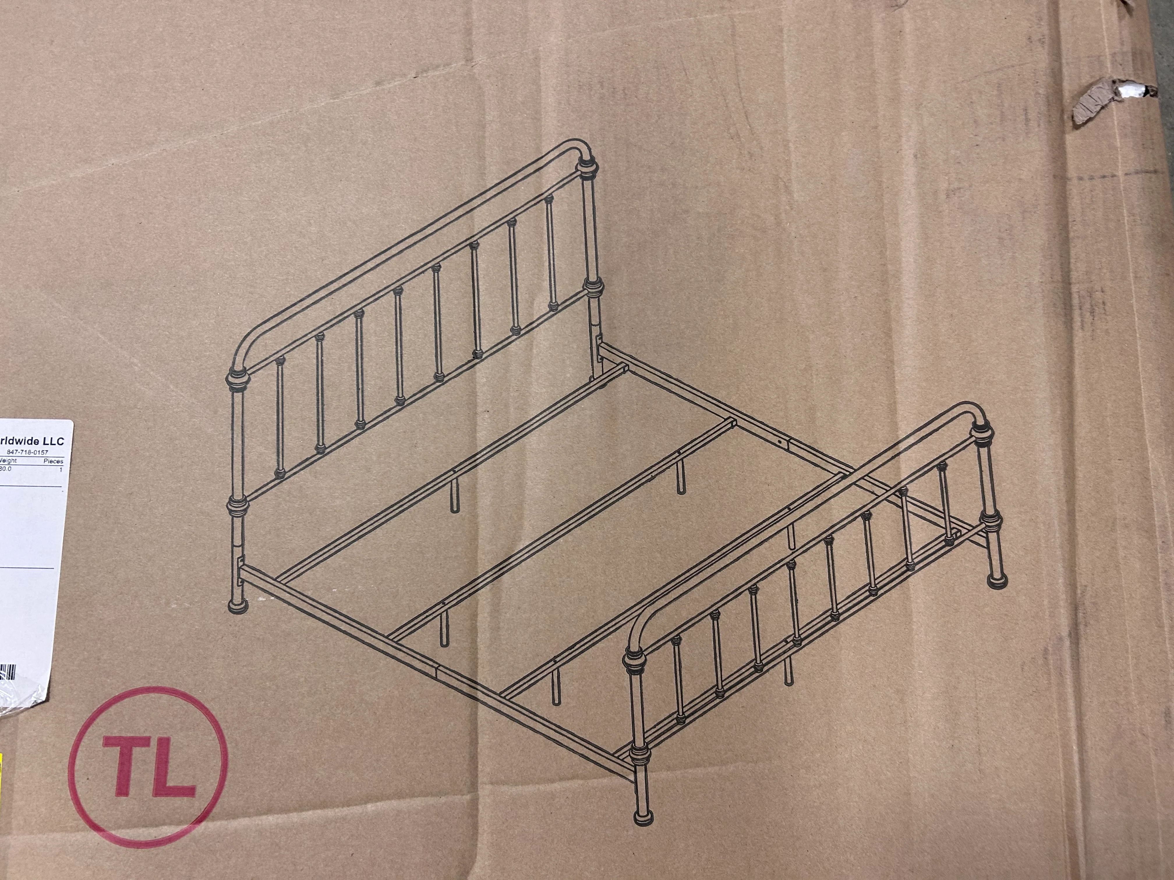 Melancon Metal Spindle Bed King - Image 5