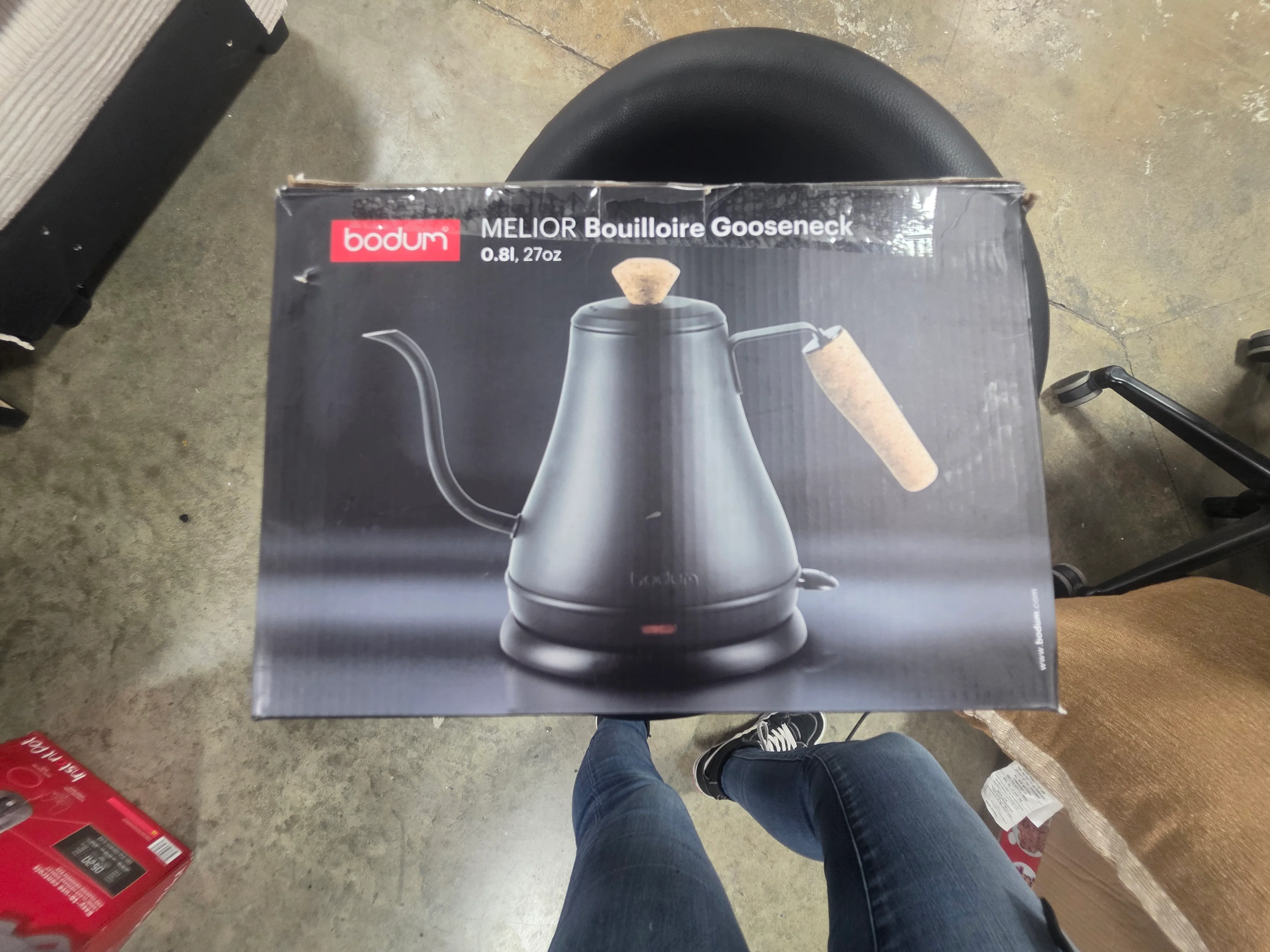 Melior Goose Neck Electric Water Kettle Matte Black - Image 8