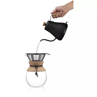 Melior Goose Neck Electric Water Kettle Matte Black - Image 4