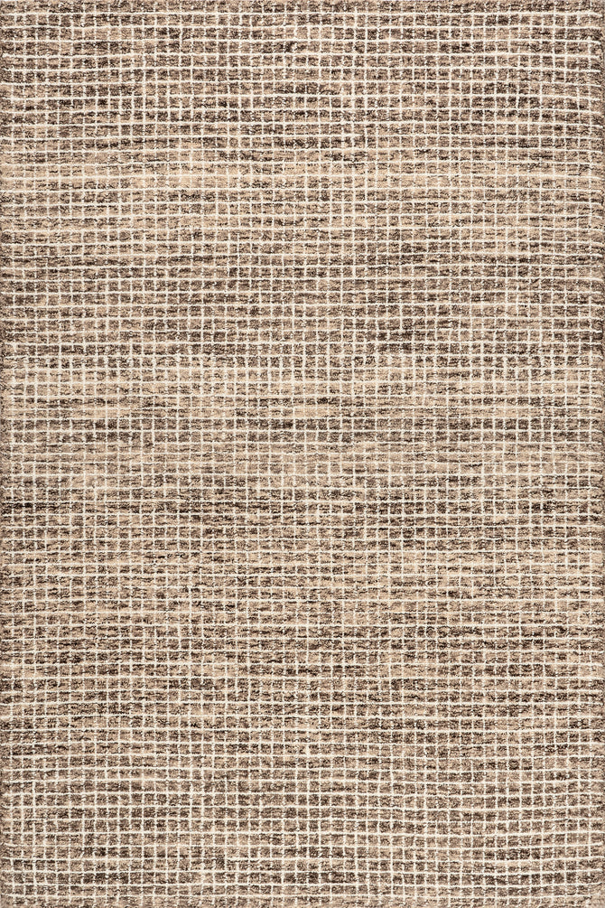 Melrose Checked Wool Area Rug 5'x8',