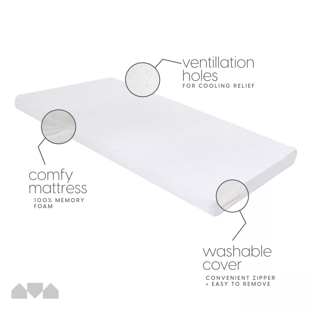 Memory Foam Pack 'n Play Mattress Topper - Image 3