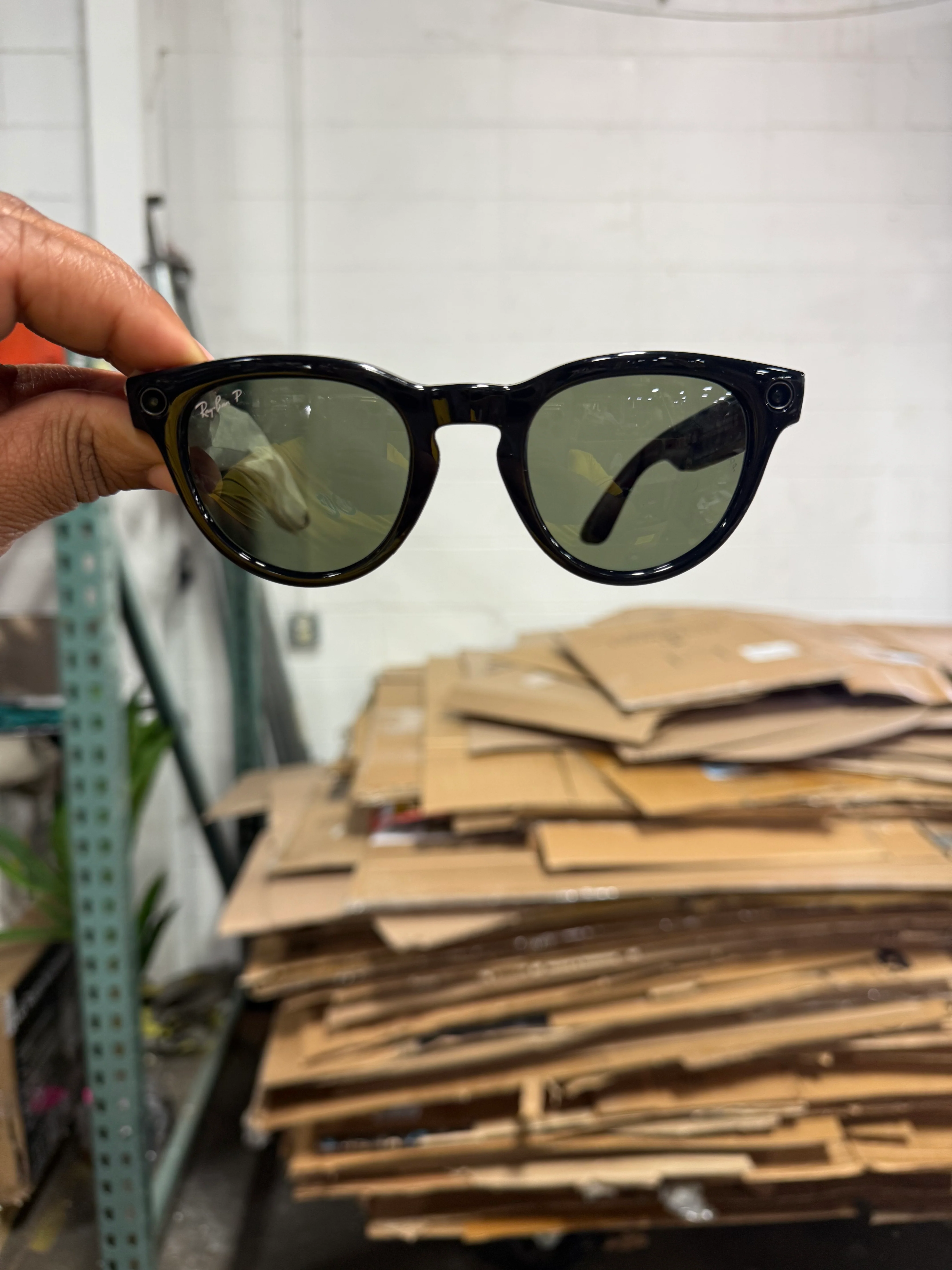 Meta Headliner Low Bridge Fit (Gen 2) - Shiny Black, Green lenses - Image 7