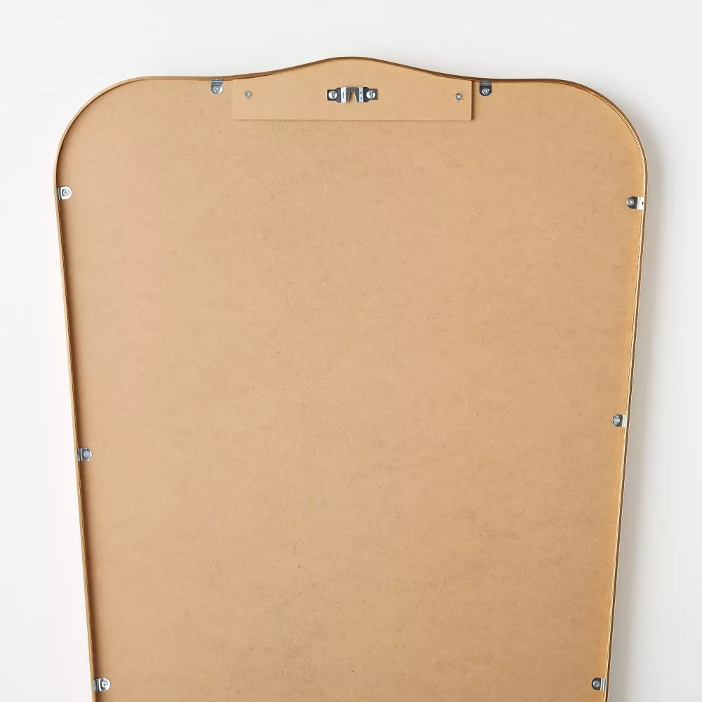 Metal Curved Top Mirror Gold - Image 4