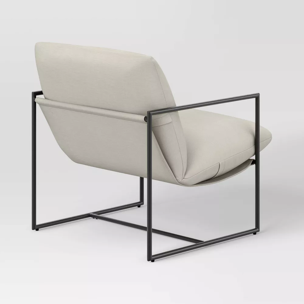 Metal Framed Sling Chair - Image 3