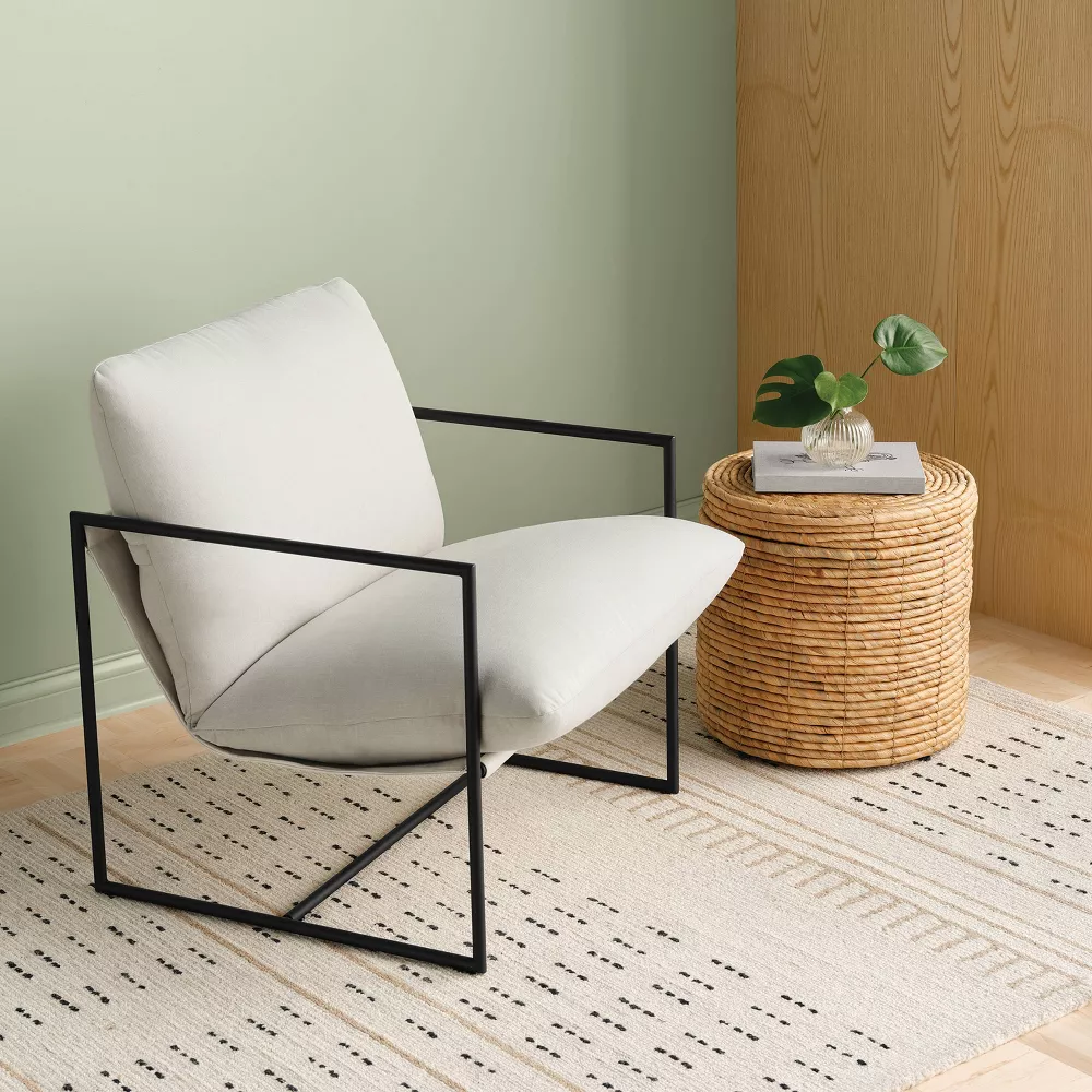Metal Framed Sling Chair - Image 5