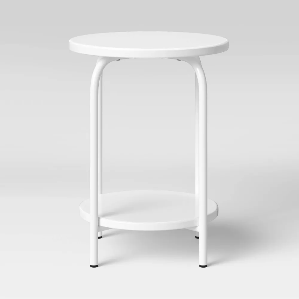 Metal Kids' Nightstand White - Image 3