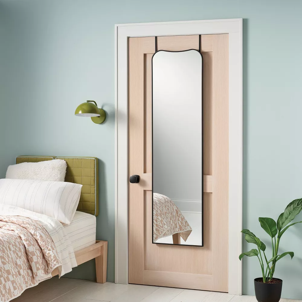 Metal Over the Door and Floor Mirror - Image 3