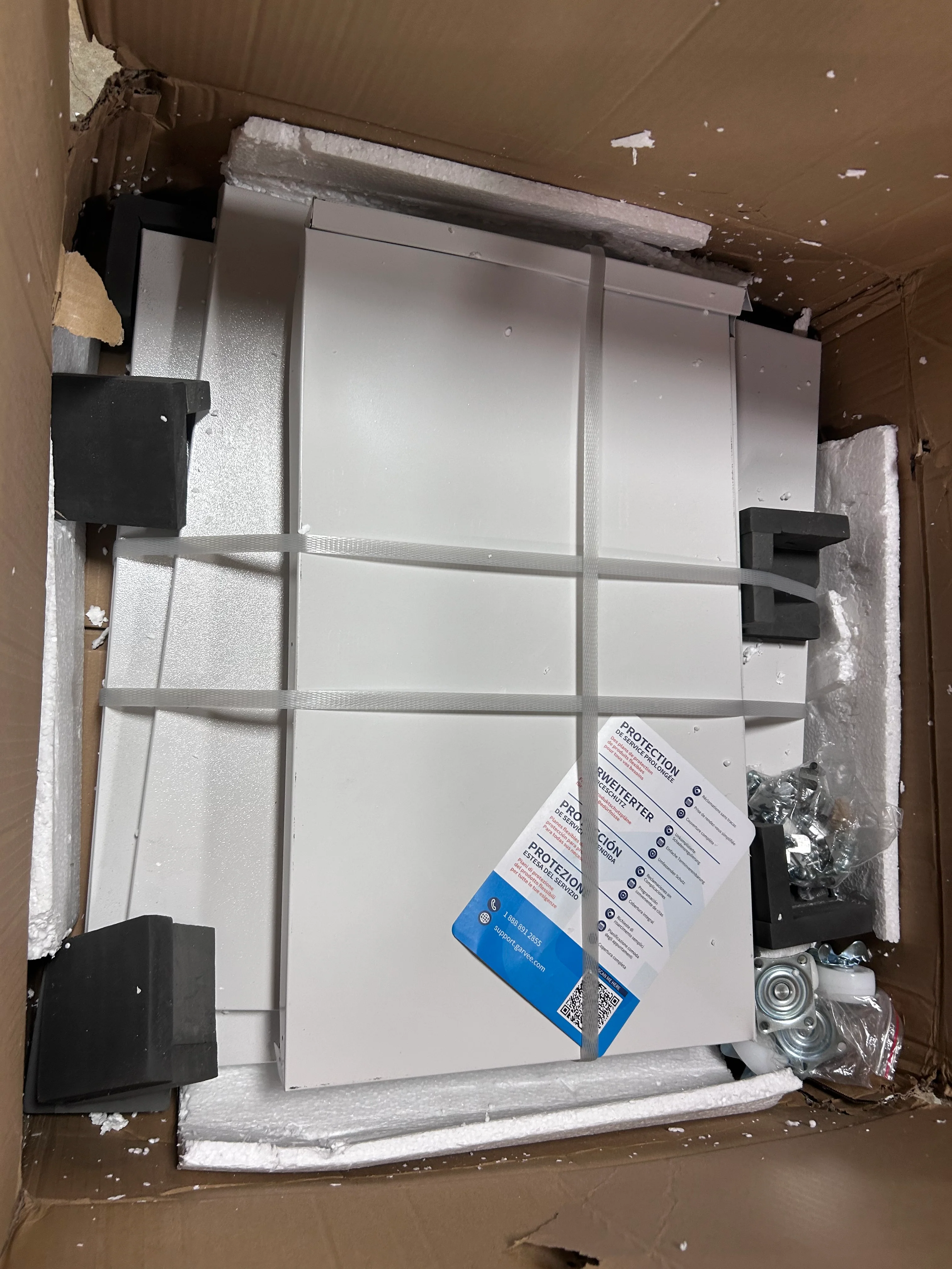 Metal Printer Stand with File Storage Cabinet - Image 8