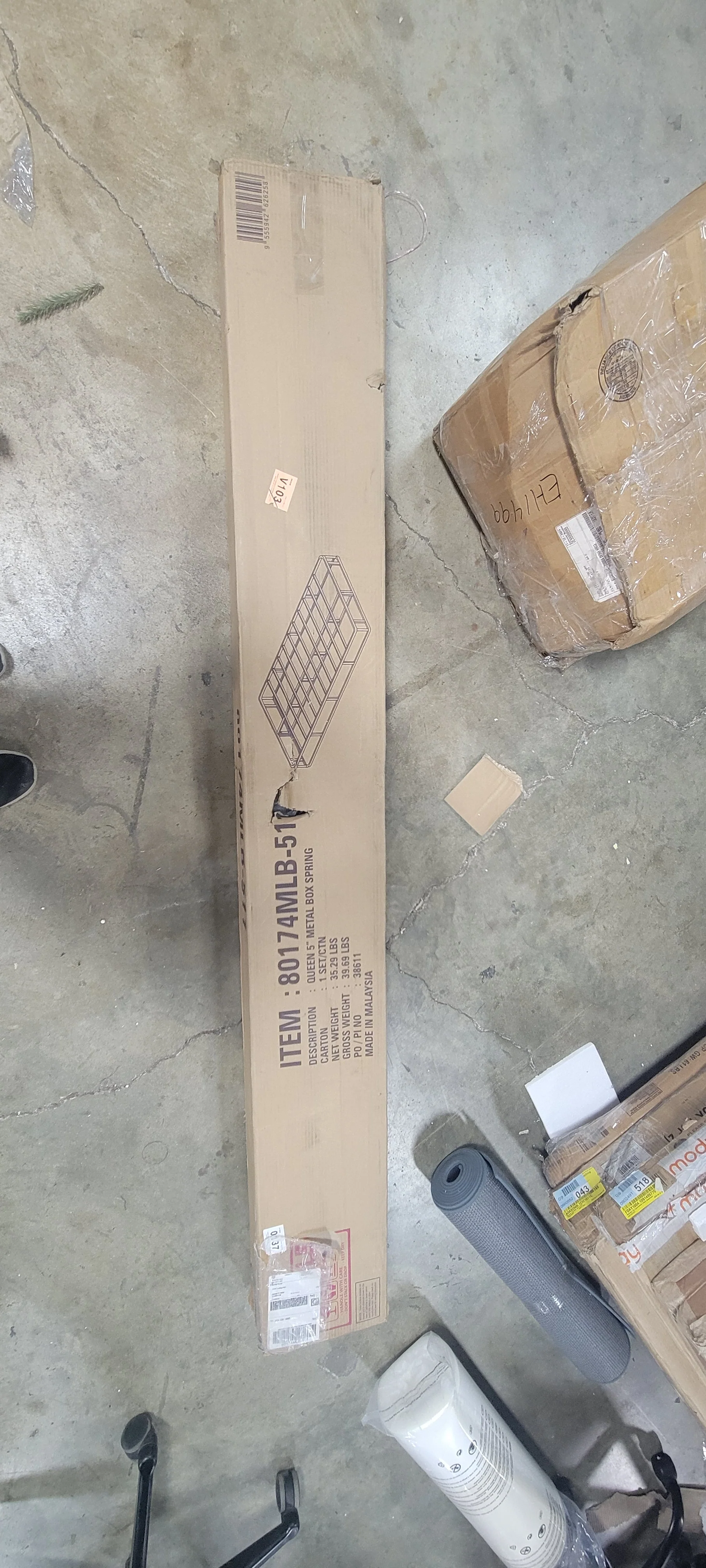 Metal Queen Box Spring, Mattress Foundation, Heavy-Duty - Queen - Image 6