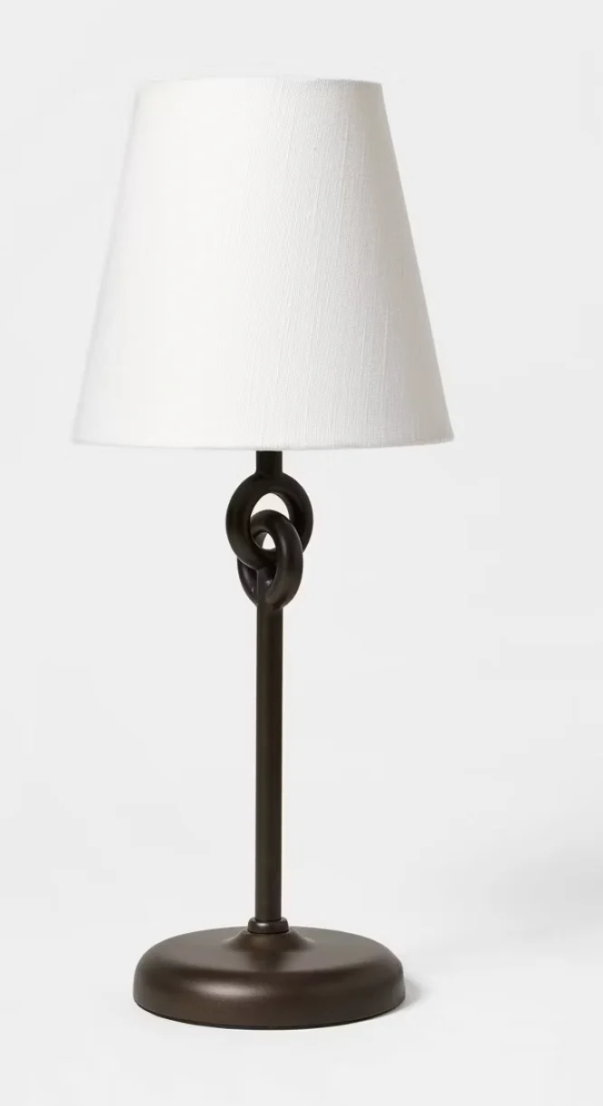 Metal Ring Table Lamp Black - Threshold™ designed with Studio McGee SHOWROOM ITEM