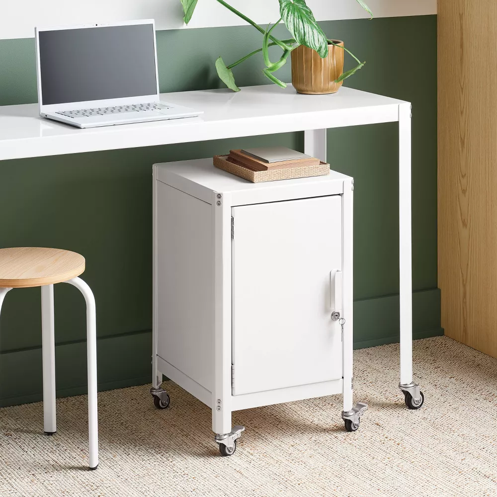 Metal Rolling Locker Storage Cabinet with Lock - Image 5
