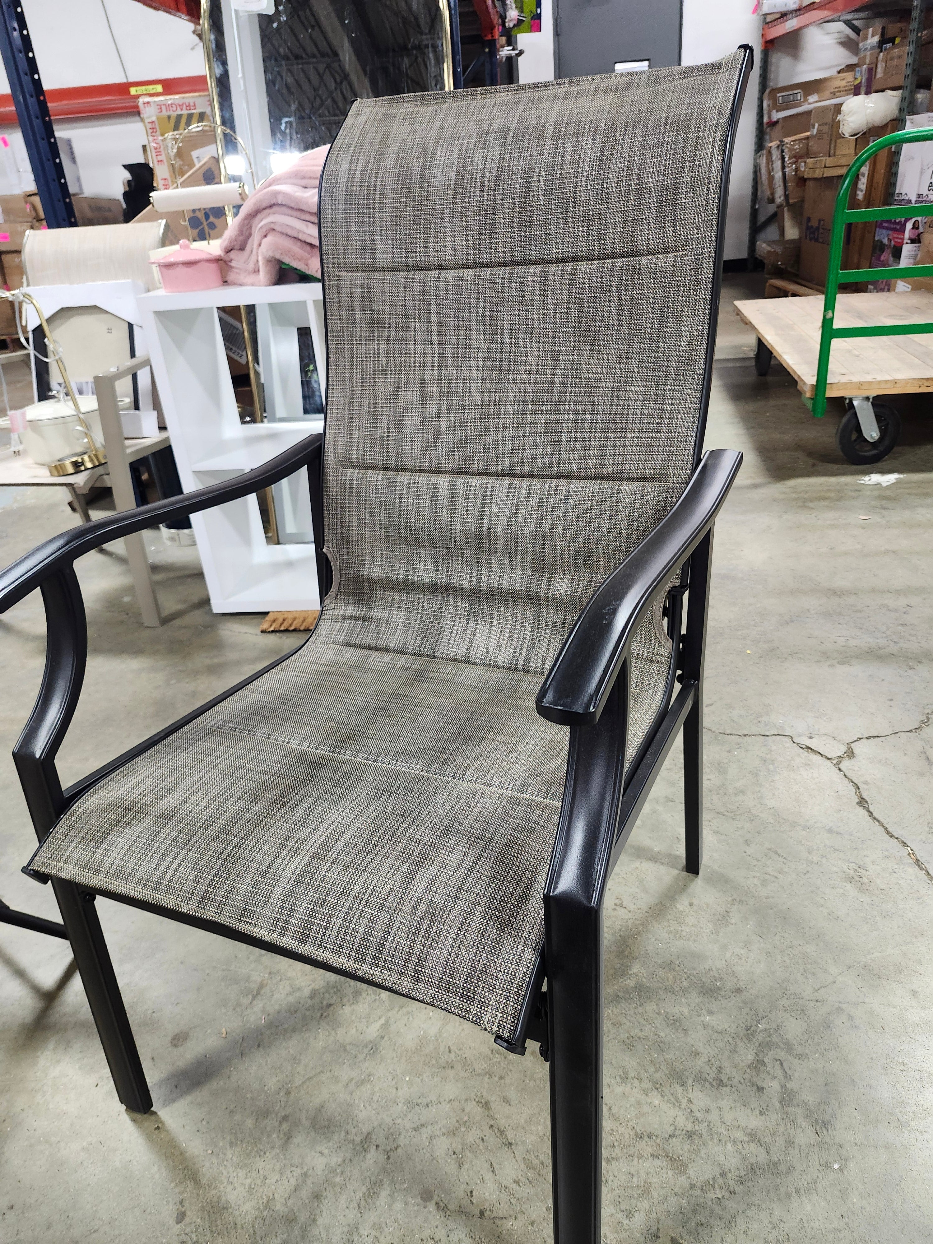 MF Studio 2-Piece High-Back Outdoor Patio Dining Chairs SHOWROOM ITEM - Image 2