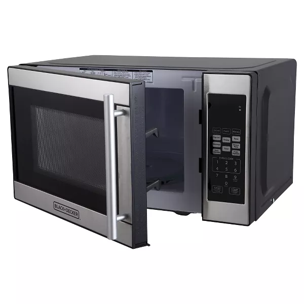 Microwave Oven - Black : Countertop, Small Dorm Microwave, Child Lock, 8 Programs - Image 4
