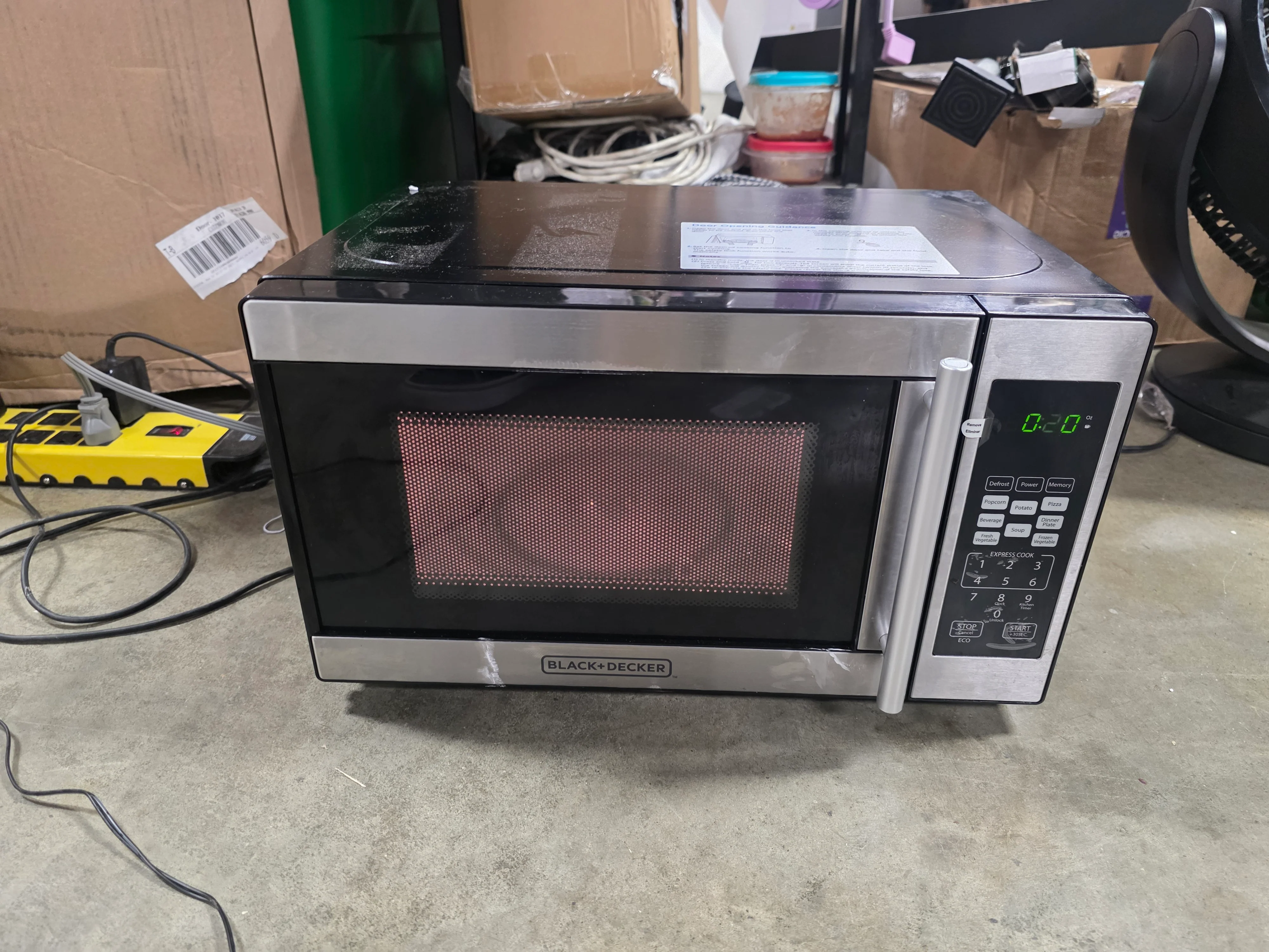 Microwave Oven - Black : Countertop, Small Dorm Microwave, Child Lock, 8 Programs - Image 8