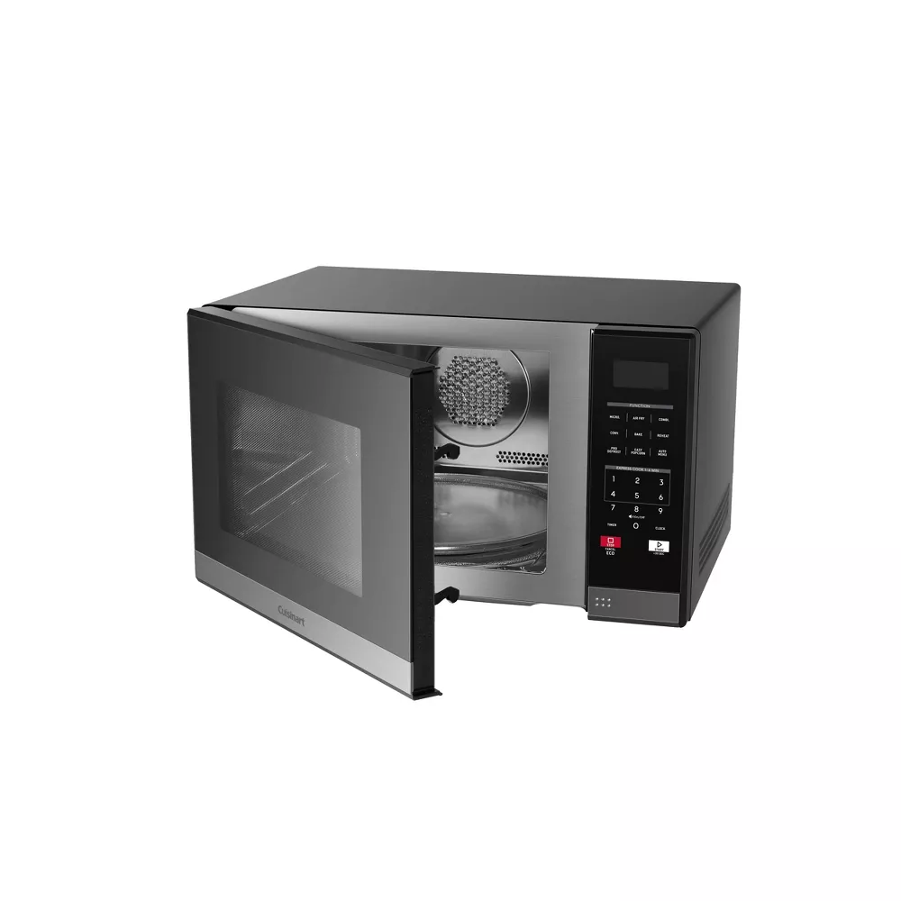 Microwave Oven with Air Fryer: Countertop Convection, Black - Image 4