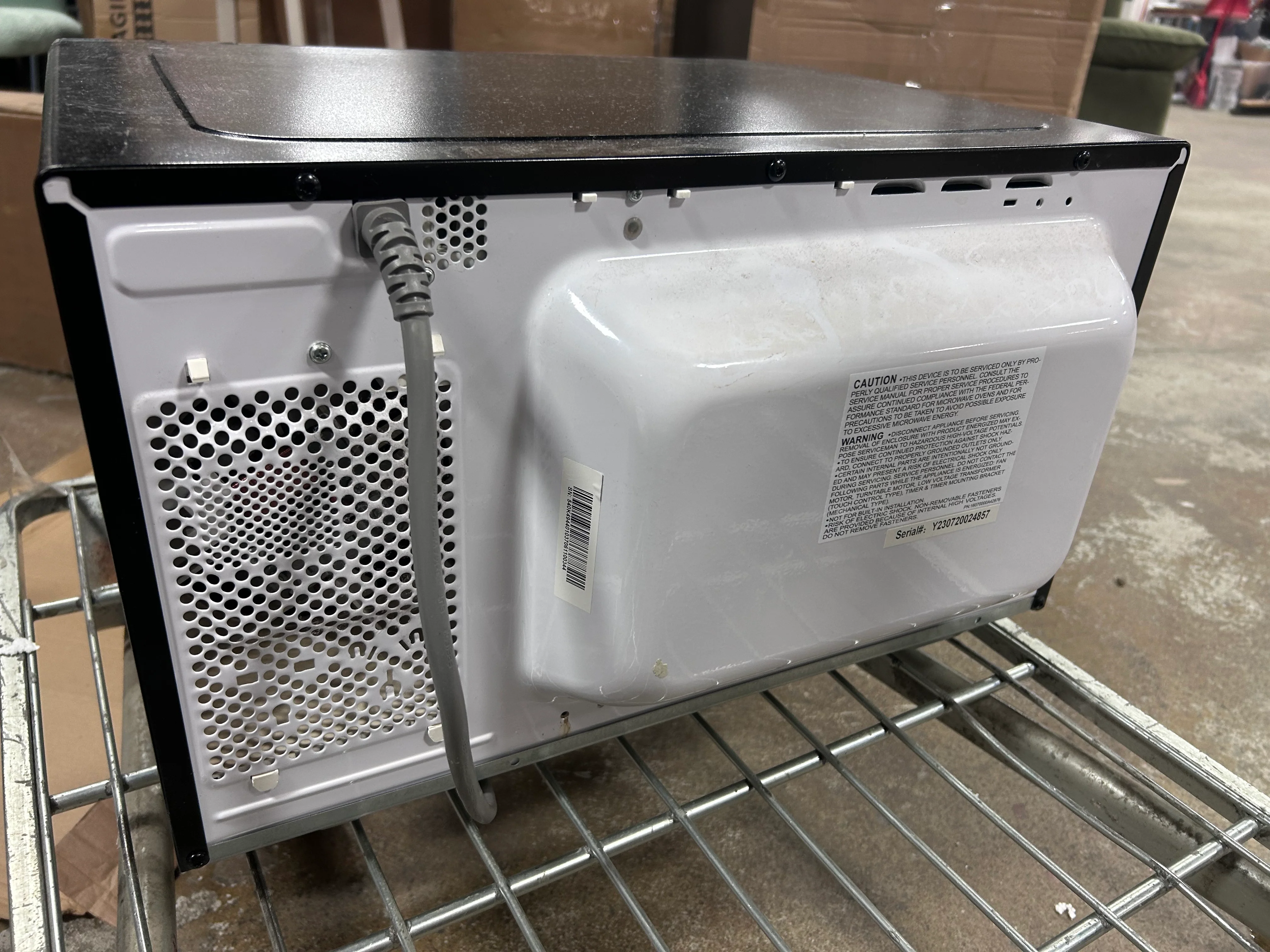 Microwave Oven with Air Fryer: Countertop Convection, Black - Image 7