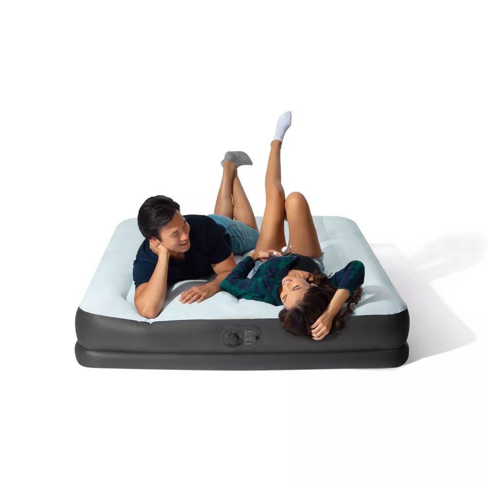 Mid Rise Air Mattress with Internal USB Pump - Queen - Image 4