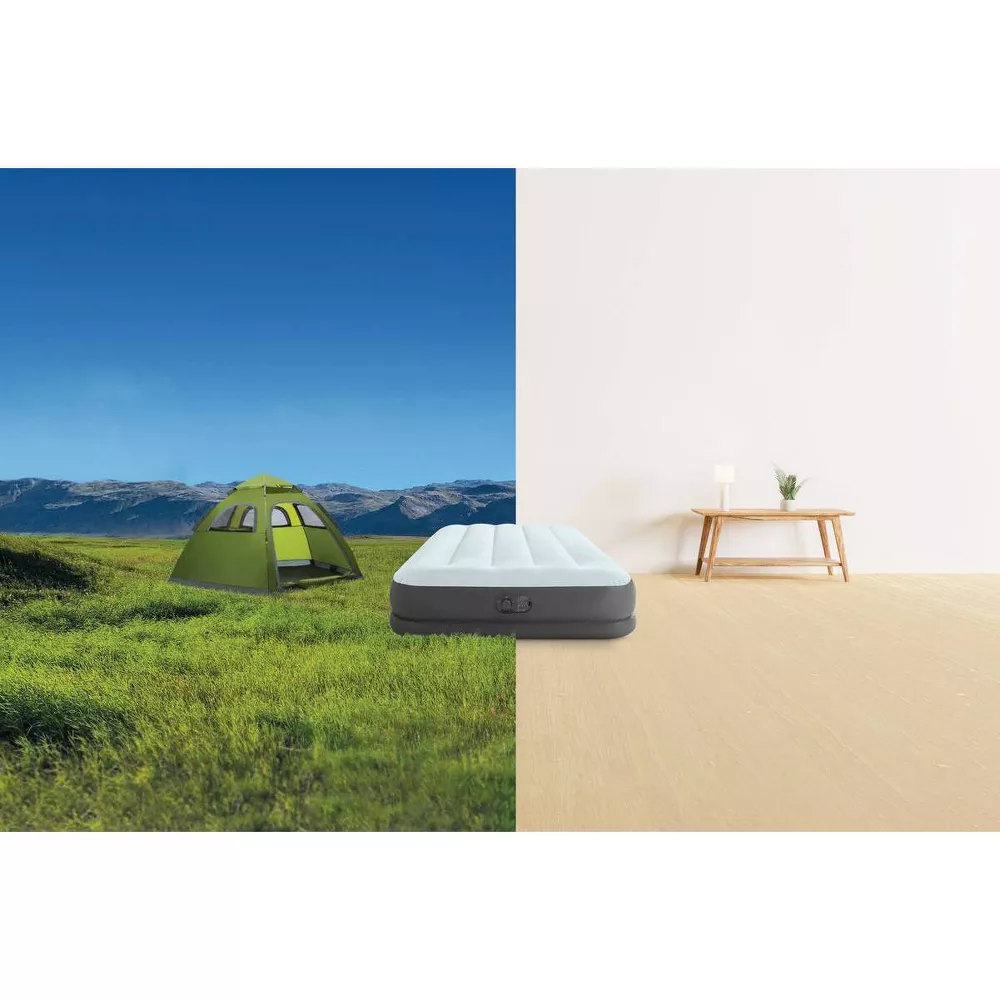 Mid Rise Air Mattress with Internal USB Pump - Twin - Image 3
