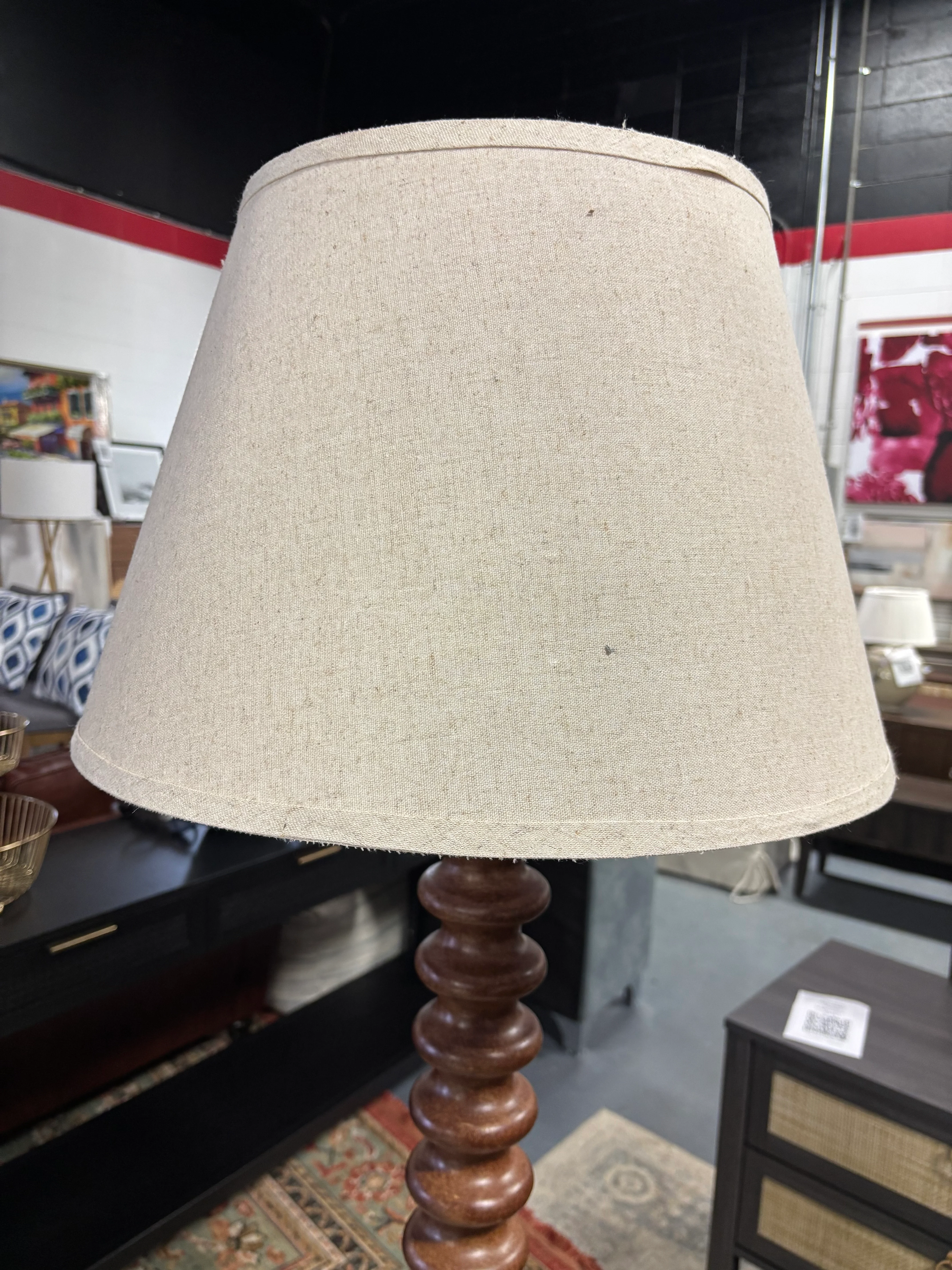 Mid Tone Wood Floor Lamp SHOWROOM ITEM - Image 4
