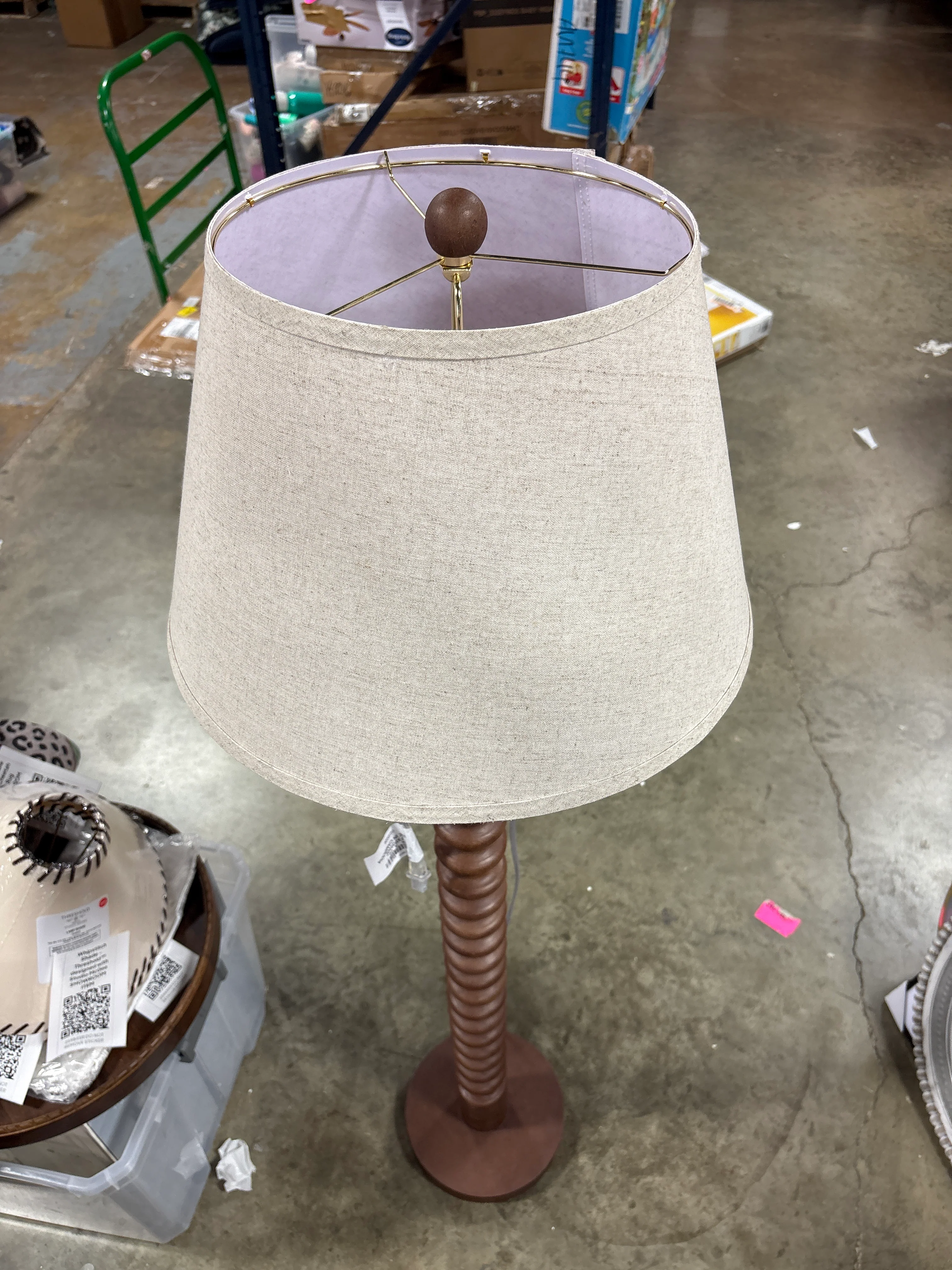 Mid Tone Wood Floor Lamp - Threshold™ SHOWROOM ITEM - Image 3