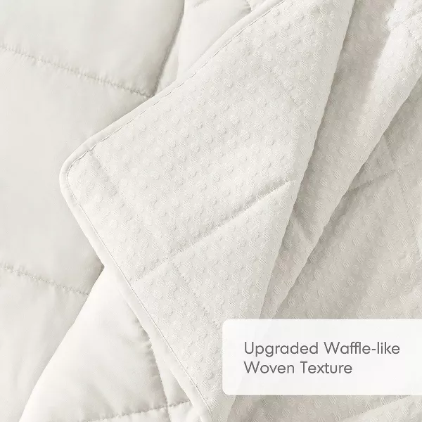 Mina Waffle Weave Textured Quilt Set - King/Cal King - Image 4