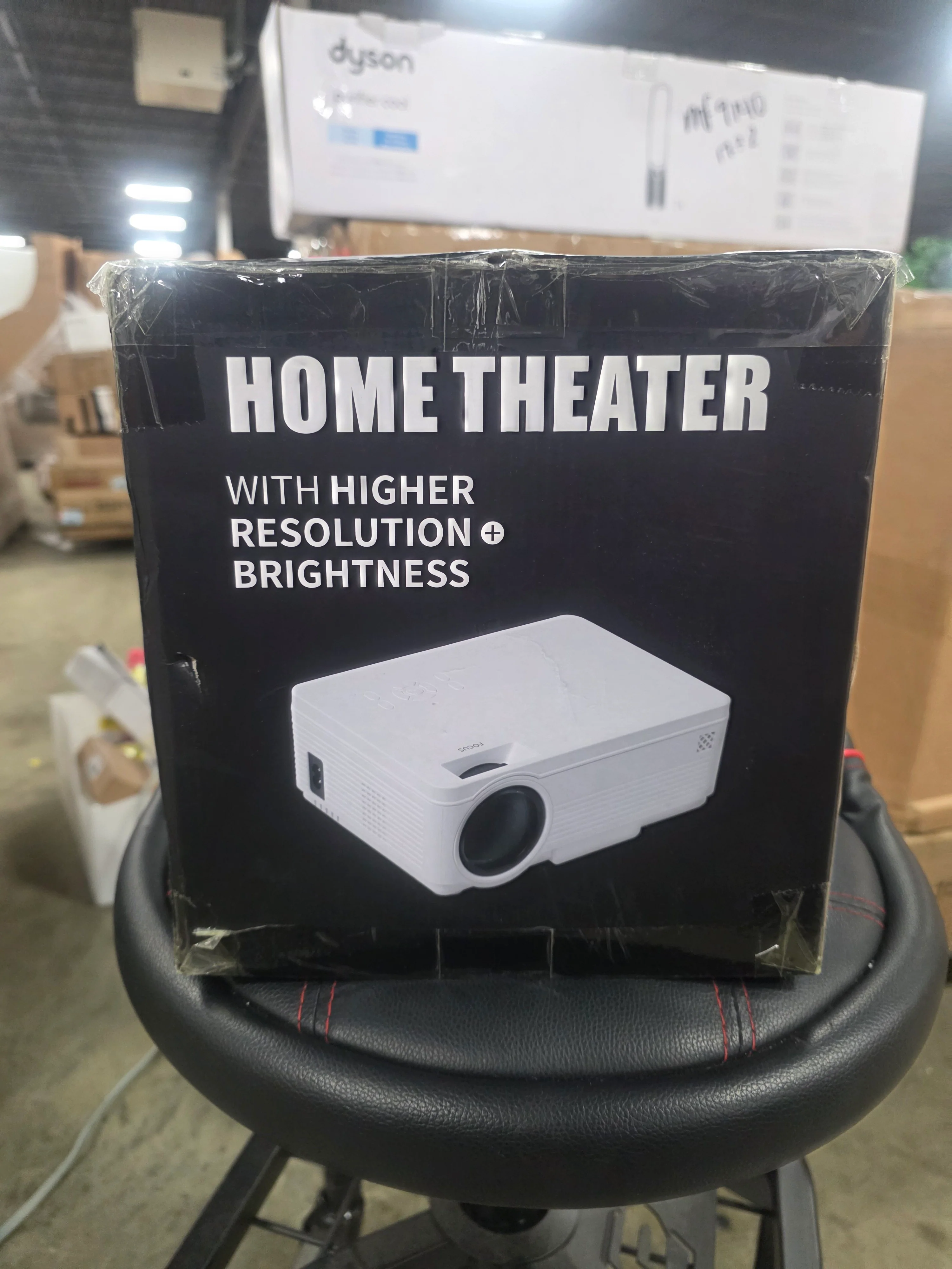 Mini Projector, Upgraded Bluetooth 1080P Full HD Home Theater Video - Image 3