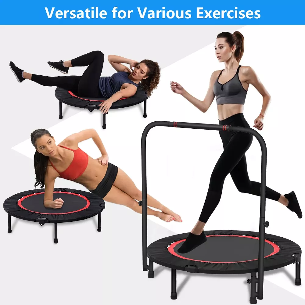 Mini Trampoline Rebounder for Adults, - Image 5