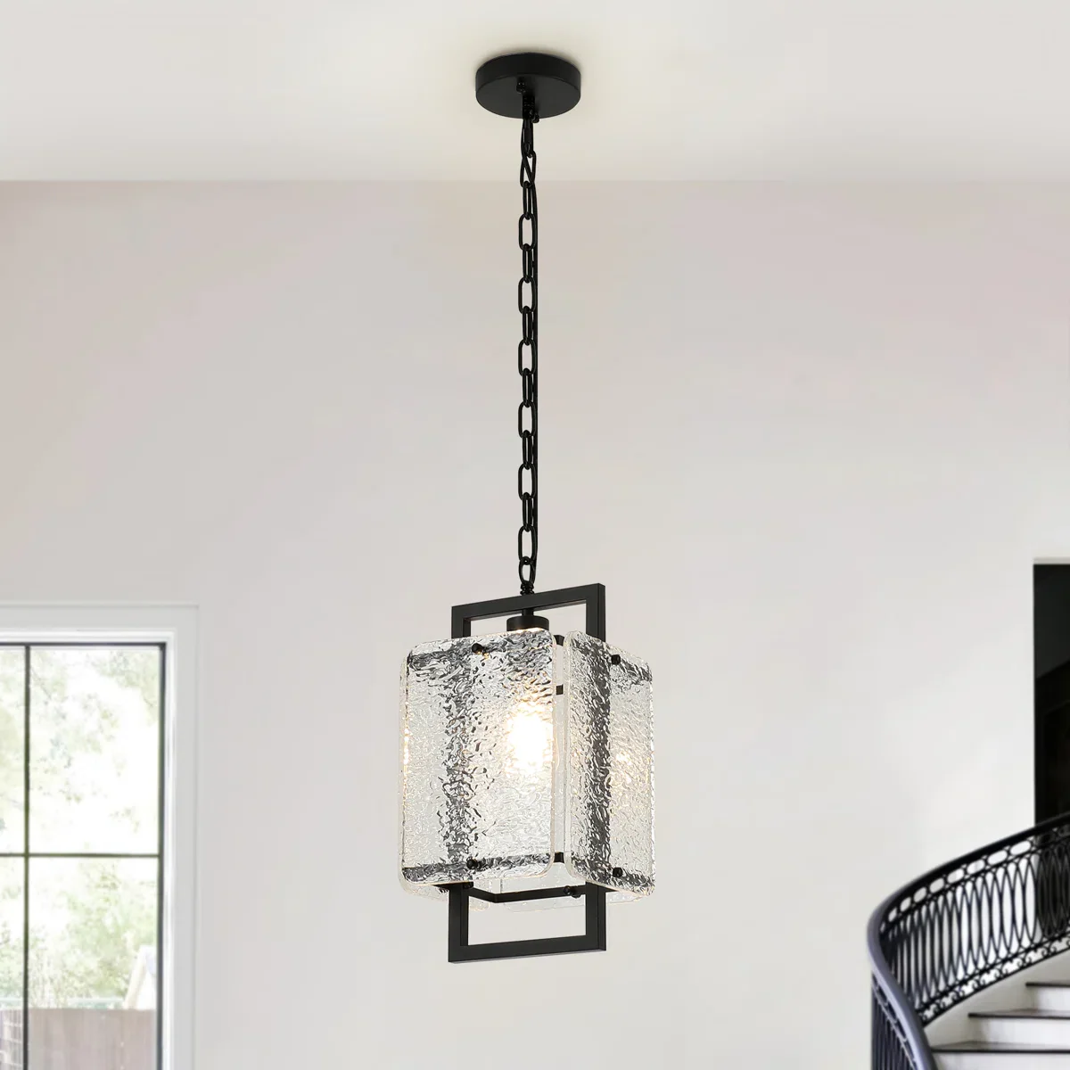 Mini Water Ripple Glass Pendant Light