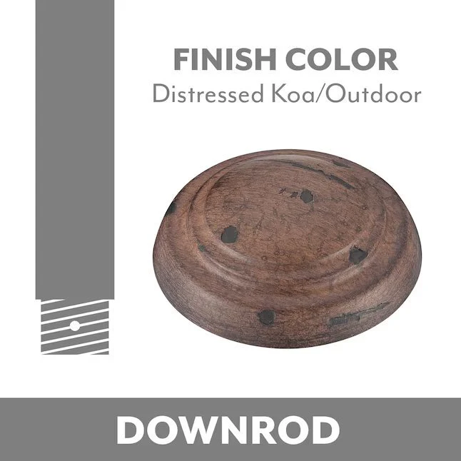 Minka Aire Aire 12-in Outdoor Distressed Koa Steel - Image 4